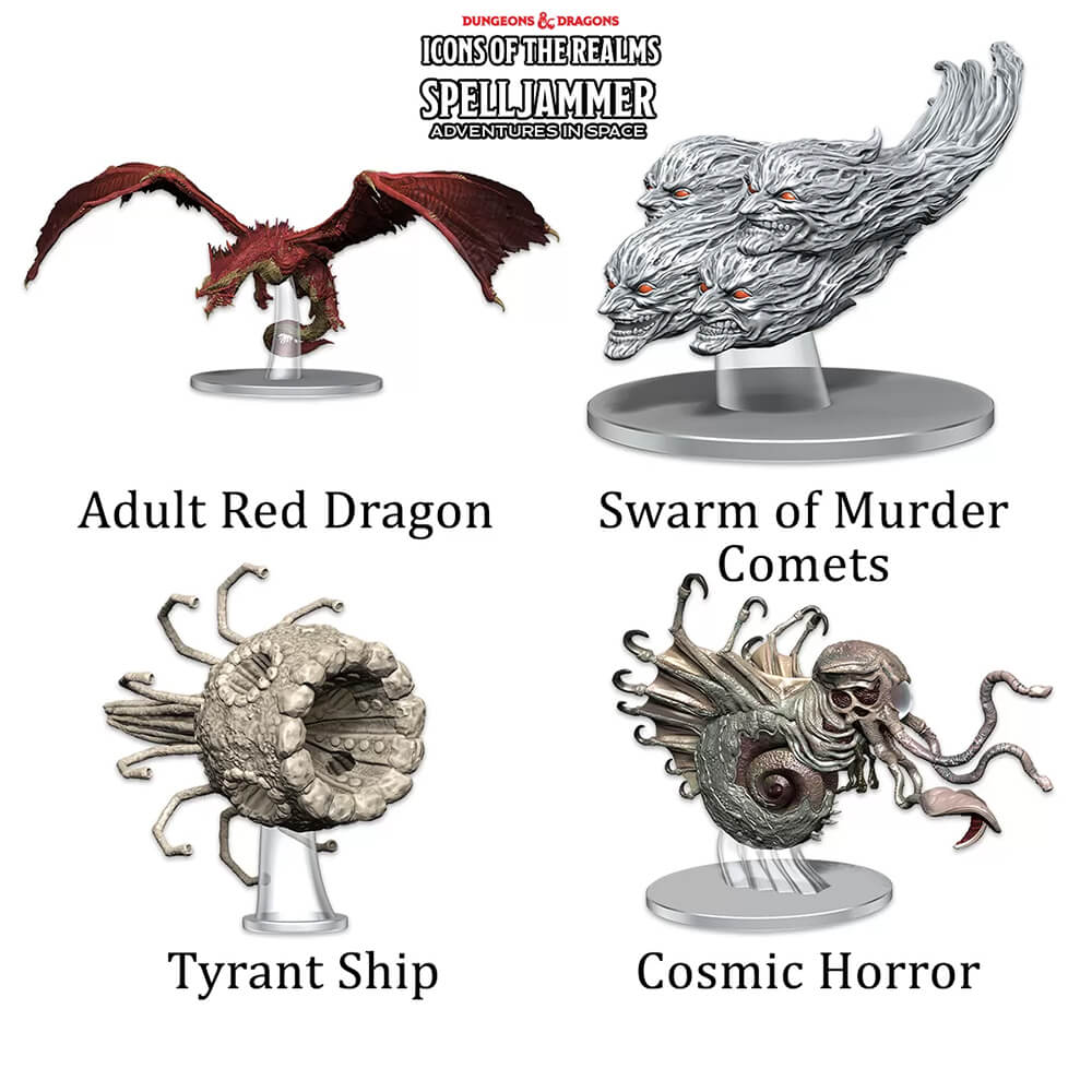 D&D Ship Scale Minis - Threats from the Cosmos - Imaginary Adventures