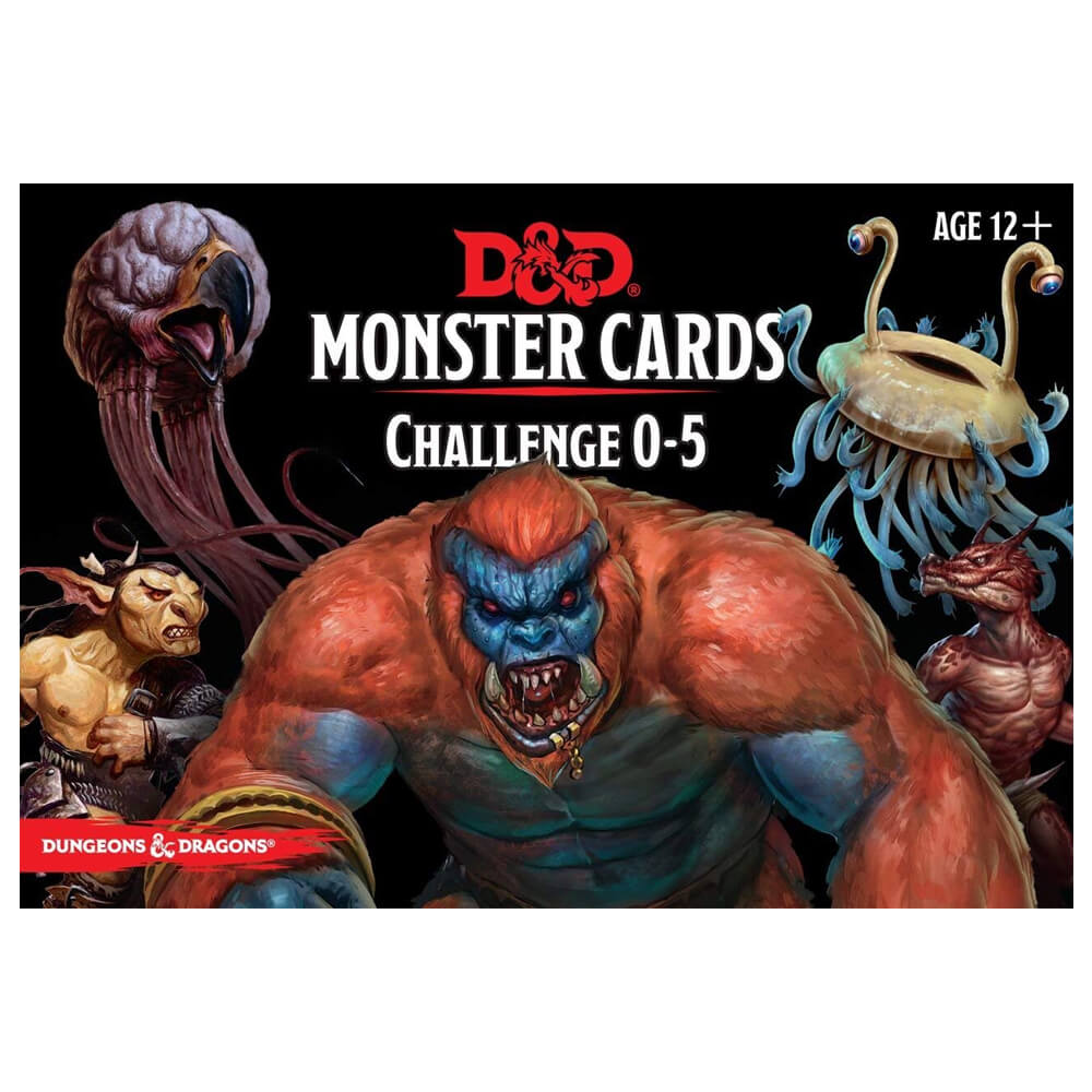 D&D Monster Cards Challenge 0-5 - Imaginary Adventures
