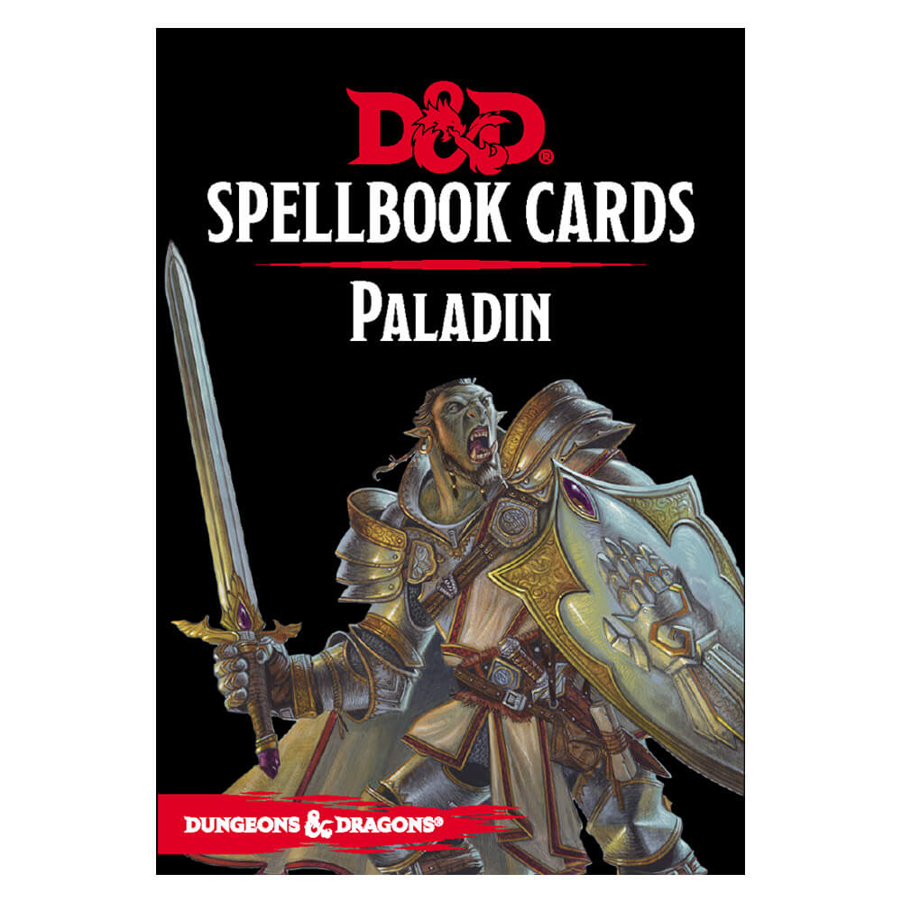 D&D Spellbook Cards Paladin Deck - Imaginary Adventures