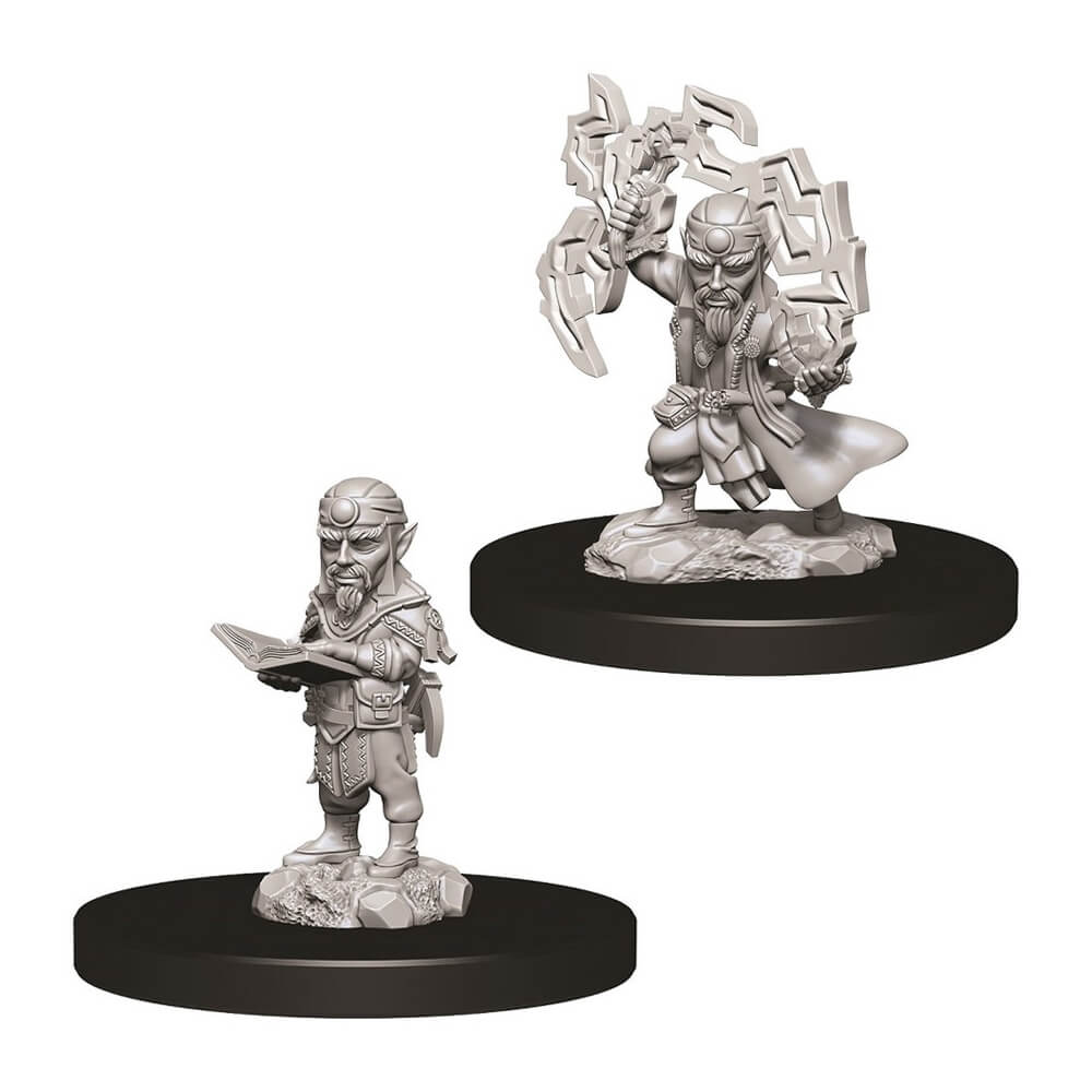 Pathfinder Minis - Male Gnome Sorcerer - Imaginary Adventures