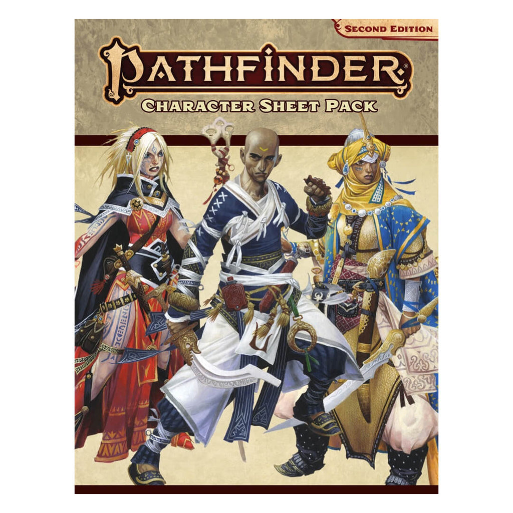 Pathfinder Second Edition Character Sheet Pack - Imaginary Adventures