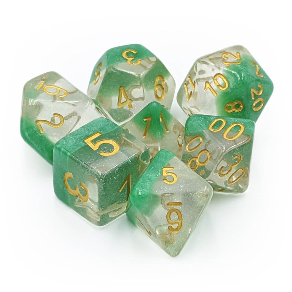 7 Dice Set - Snowglobe - Imaginary Adventures